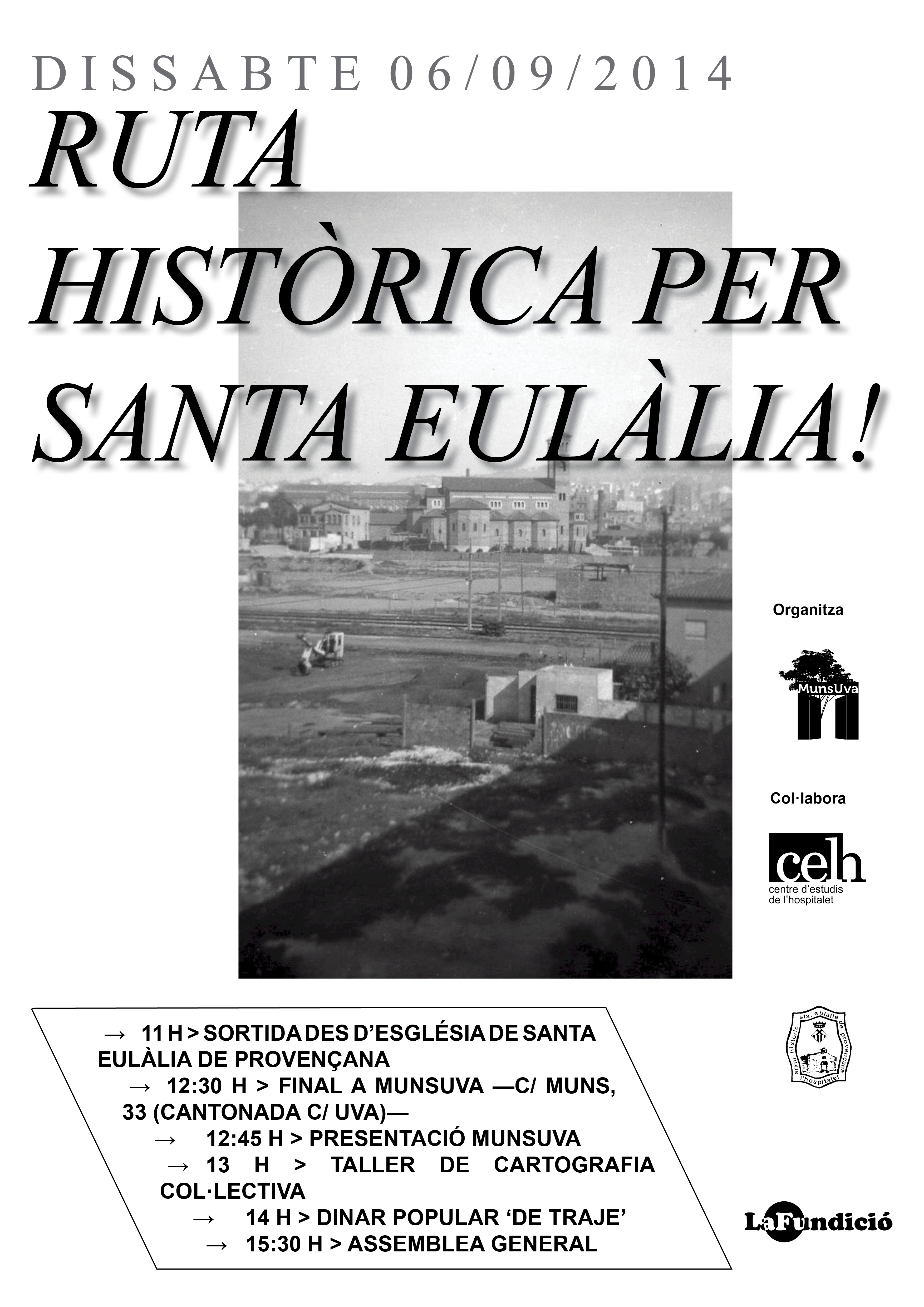 Grupo de trabajadoras de la fábrica textil Can Trinxet, situada en Santa Eulàlia hasta 1981. Autor desconocido. Publicada por Pepi Villar Villar en L'Hospitalet de Llobregat. Imatges retrospectives d'una ciutat.